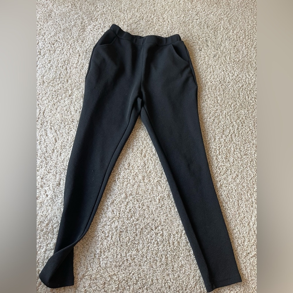 Black business pants / trousers . Office attire